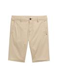 Slim Chino Shorts beige triangle print
