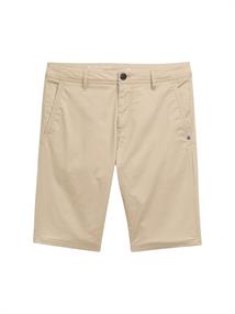 Slim Chino Shorts beige triangle print