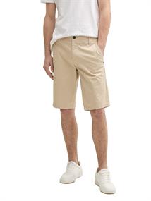Slim Chino Shorts beige triangle print