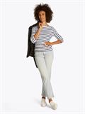 SLIM CODY BOAT-NK 3/4SLV breton dark night navy stp