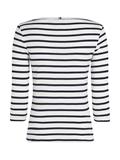 SLIM CODY BOAT-NK 3/4SLV breton dark night navy stp