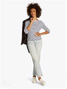 SLIM CODY BOAT-NK 3/4SLV breton dark night navy stp