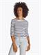 SLIM CODY BOAT-NK 3/4SLV breton dark night navy stp