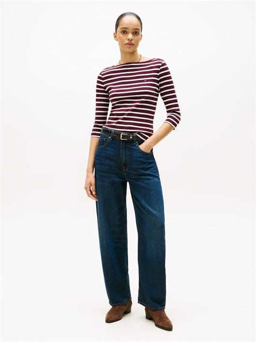slim-cody-boat-nk-3-4slv-deep-burgundy-ecru-stp
