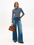 SLIM CODY MOCK-NK LS dark night navy- ecru stp