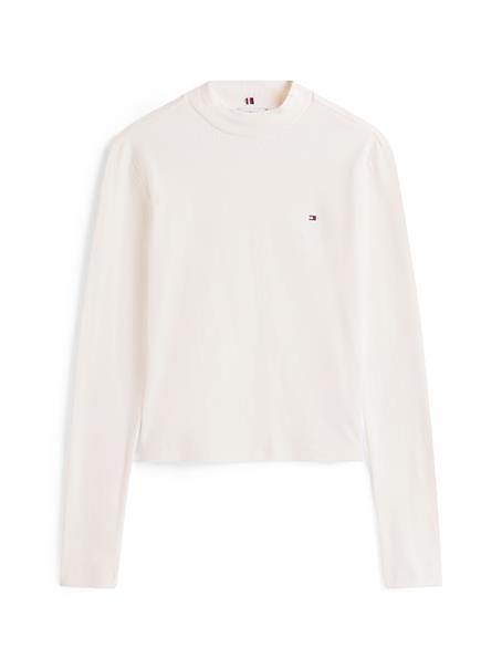SLIM CODY MOCK-NK LS ivory silk