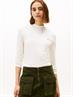 SLIM CODY MOCK-NK LS ivory silk