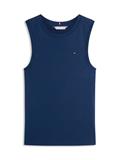 Slim Crew Neck Tank Top dark night navy