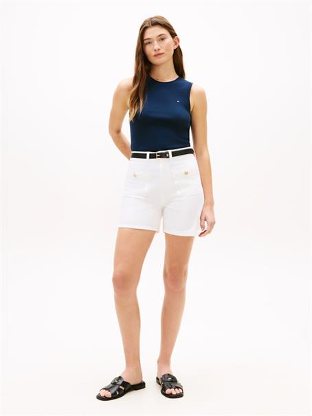 Slim Crew Neck Tank Top dark night navy