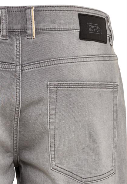 Slim Fit 5-Pocket Shorts cloudy grey