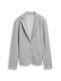 Slim Fit Blazer in Melange-Optik medium silver grey melange