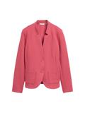 Slim Fit Blazer mit Ottoman-Struktur berry red