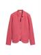 Slim Fit Blazer mit Ottoman-Struktur berry red