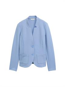 Slim Fit Blazer mit Ottoman-Struktur flawless blue