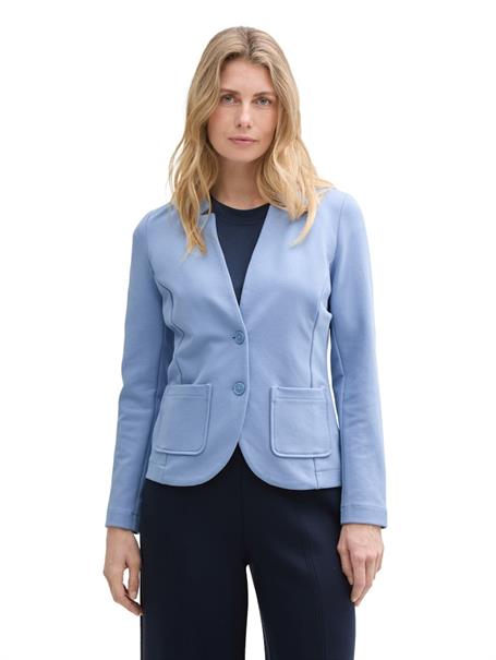 Slim Fit Blazer mit Ottoman Struktur flawless blue