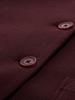 Slim Fit Blazer mit Ottoman Struktur preppy plum melange