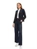Slim Fit Blazer mit Ottoman-Struktur sky captain blue