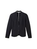 Slim Fit Blazer mit Ottoman-Struktur sky captain blue
