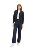 Slim Fit Blazer mit Ottoman-Struktur sky captain blue