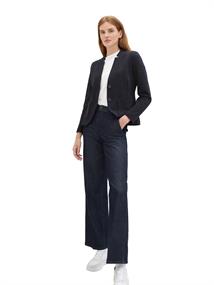 Slim Fit Blazer mit Ottoman-Struktur sky captain blue