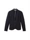 Slim Fit Blazer mit Ottoman-Struktur sky captain blue