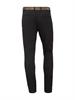 Slim Fit Chino Hose mit GÃ¼rtel black