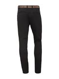 Slim Fit Chino Hose mit GÃ¼rtel black