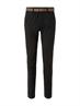 Slim Fit Chino Hose mit GÃ¼rtel black