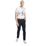 Slim Fit Chino Hose mit GÃ¼rtel sky captain blue