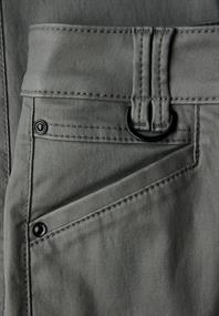 Slim Fit Coated Hose balsam green