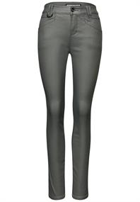 Slim Fit Coated Hose balsam green