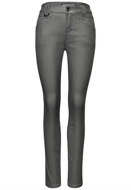 Slim Fit Coated Hose balsam green