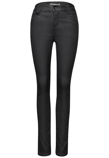 Slim Fit Coated Hose black