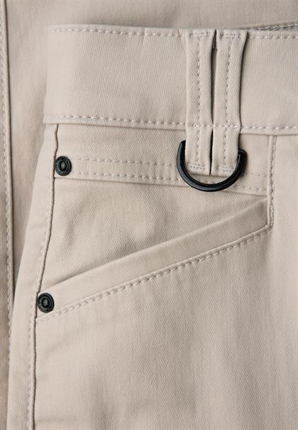 Slim Fit Coated Hose dark moonstone sand