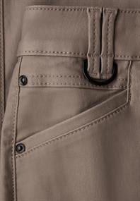 Slim Fit Coated Hose silk brown
