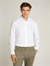 Slim Fit Flag Embroidery Poplin Shirt bright white