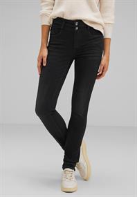 Slim Fit Free to Move Jeans black used wash