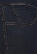 Slim Fit Hose in High Waist blue rinsed wash