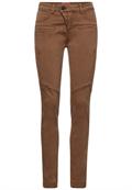 Slim Fit Hose in Lyocell soft toffee