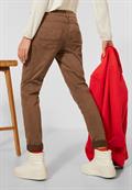 Slim Fit Hose in Lyocell soft toffee