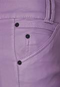 Slim Fit Hose mit Coating dusty lupine lilac