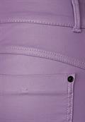 Slim Fit Hose mit Coating dusty lupine lilac
