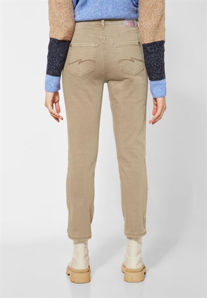 Slim Fit Hose nougat sand washed