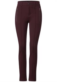 Slim Fit Hose plummy wine