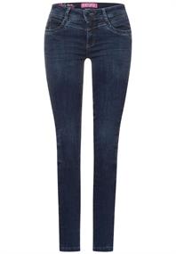 Slim Fit Jeans blue black random wash