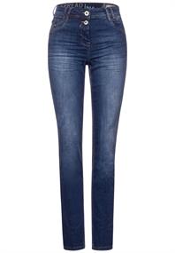 Slim Fit Jeans in mittelblau mid blue wash