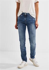 Slim Fit Jeans in Mittelblau mid blue wash
