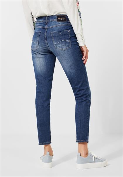 Slim Fit Jeans in mittelblau mid blue wash