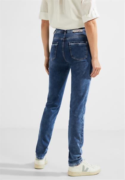 Slim Fit Jeans in Mittelblau mid blue wash