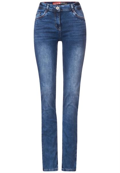 Slim Fit Jeans in Mittelblau mid blue wash
